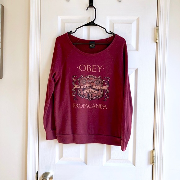 Obey Tops - ❌SOLD❌ Obey Crew Neck Sweatshirt